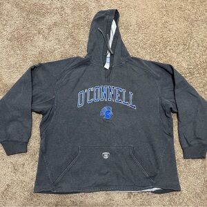 Reebok Gray Hoodie with Blue and White NFL Tag H-14